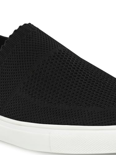 Buy STANPHORD Men Slip-On Casual Sneakers Black (TP 4189) - Image 3