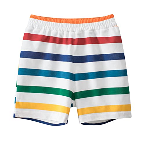 Toddler Boys Girls Athletic Shorts Elastic Waist Jersey Shorts Boys Solid Cotton Pants Pull-On Quick Dry Jogger Pants