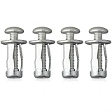 Expansion Screw Set of 20, Carbon Steel with Zinc Plated Nut for Hollow Wall Fastening, M5 and M6 Screws for DIY Construction and Mounting on Thin Plates(20pcs m4*20)