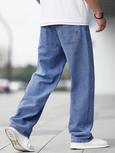 Image of TAGAS Jeans for Men| Baggy Fit Cotton Pant for Mens || Relaxed FIT Denim Jeans|