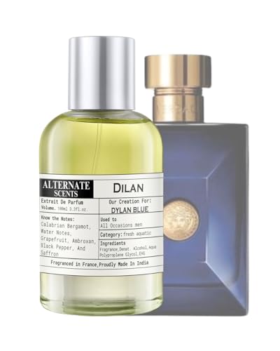 Image of Alternate Scents Dilan Long Lasting 100ml Perfume For Men |Strong& long Lasting with 30% Oil Concentration|Fresh & Masculine| Fragrance From France | Made In India|