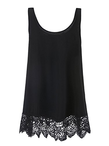 Plus Size Swing Lace Flowy Tank Top for Women2