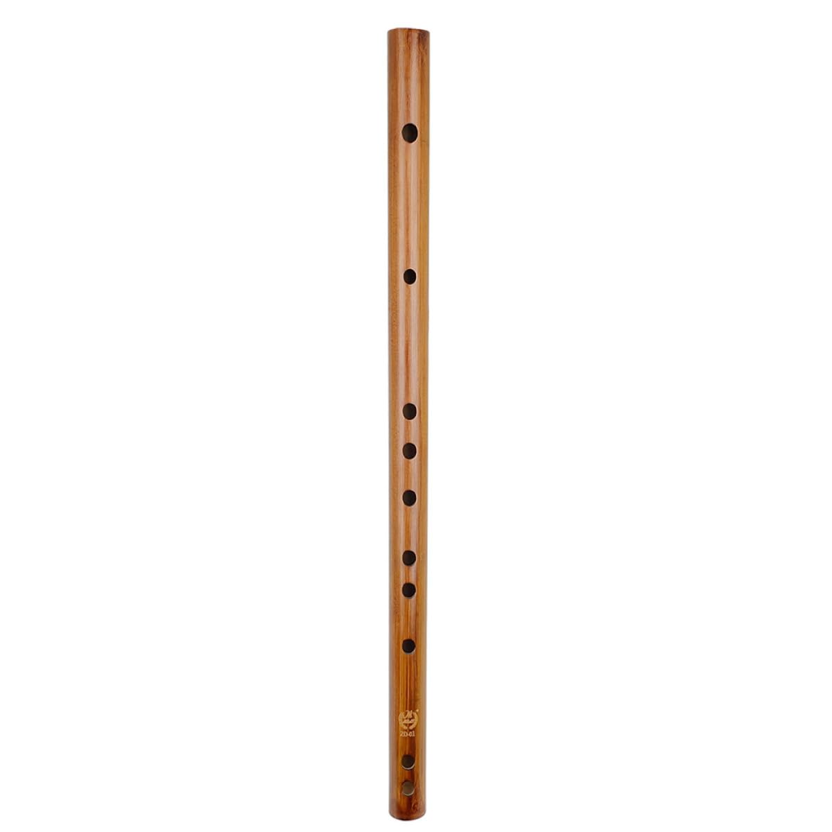 GLEAVI Petite Flûte en Bois Marron Paquet de Rangement, Instrument de Musique à Vent Traditionnel en Bois, Finition Polie Miroir, Volume Réduit pour Débutants
