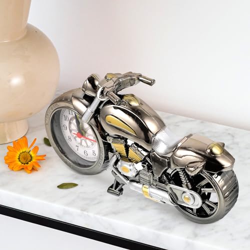 1 Unidade Despertador De Motocicleta Relógio De Prateleira De Mesa Novidade Despertador Decoração De