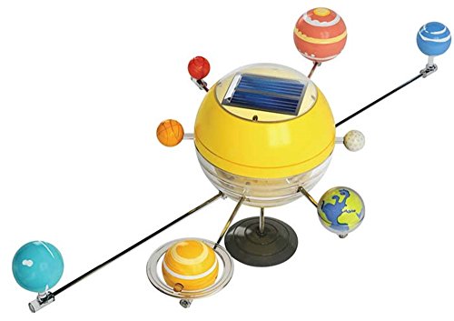 OWI OWI-MSK679 The Solar System Solar Kit, Solar-Paneled Driven Motor; 6 Colors of Opaque Acrylic Paint, Plus Brush