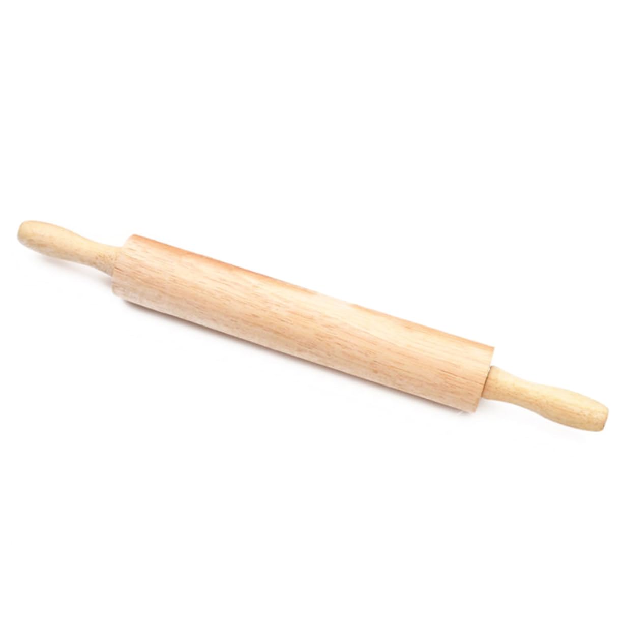 VALICLUD 2 Stück Unbemalte Wachsfreie Teigrolle aus Buchenholz 47x6cm mit Glatter Oberfläche und Einfache Reinigung für Pizza und Gebäck Backen