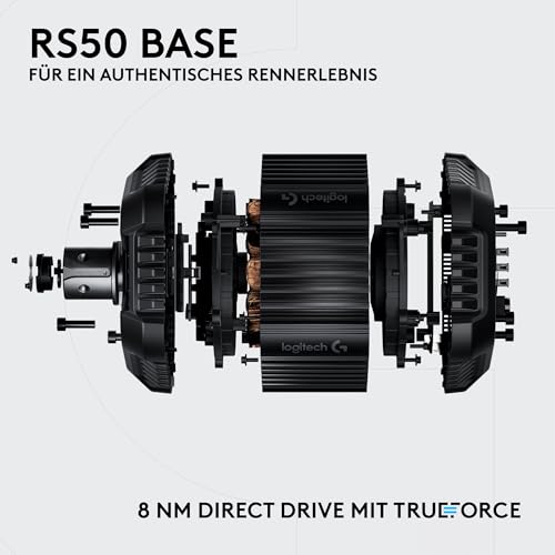 Logitech G RS50 Sim-Racing-Setup mit Pedalen