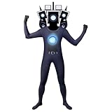 ROSEZUZU Boys' Bodysuit Full Outfit Set - Complete for Kids' Dress-Up and Pretend Play 5-12Years