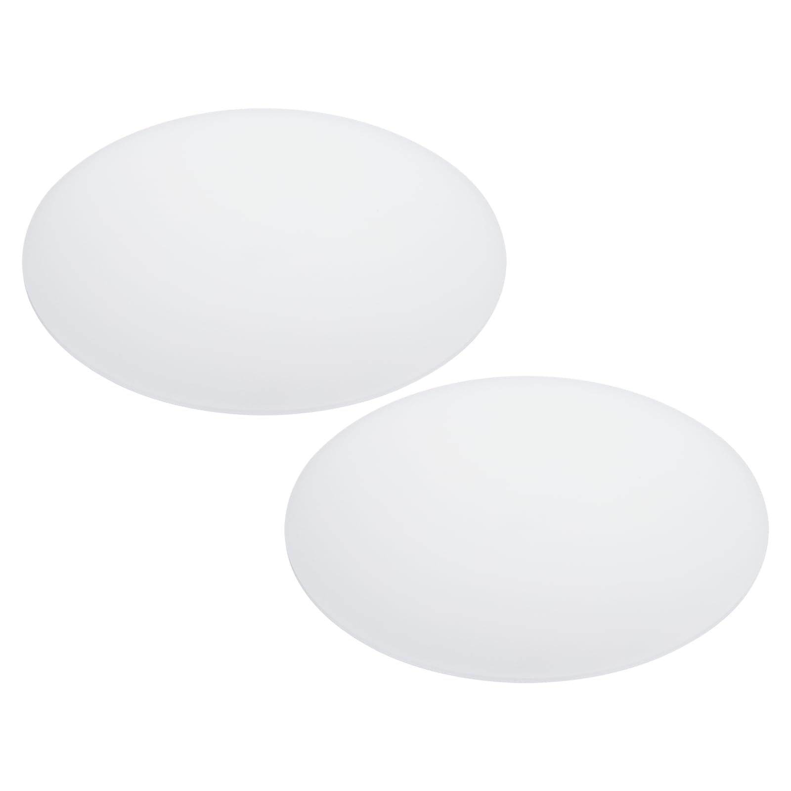 PATIKIL 13" Diamètre Abat-Jour Diffuseur, 2 Pcs 2.7mm Épais Rond Feuille De Diffuseur Pour Abat-Jour à Tambour, Écran Lumineux Diy, Blanc Translucide