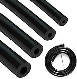 MLMUPX Silicone Vacuum Hose Automotive,3mm 4mm 5mm 6mm 8mm 10mm Inner Diameter High Performance Vacuum Lines Kit,high Temp Silicone Tubing,black (Black, 4mm+6mm+8mm+12mm Inner Diameter)