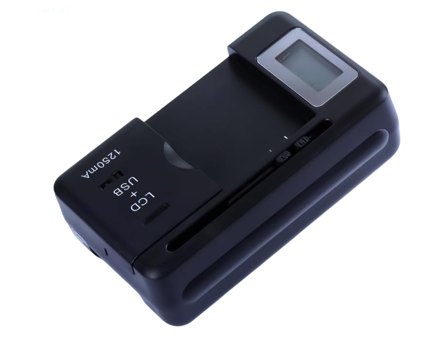 2en1 Cargador USB + CA100-240V | Universal Cargador de Batería para Teléfono Móvil para Baterías...