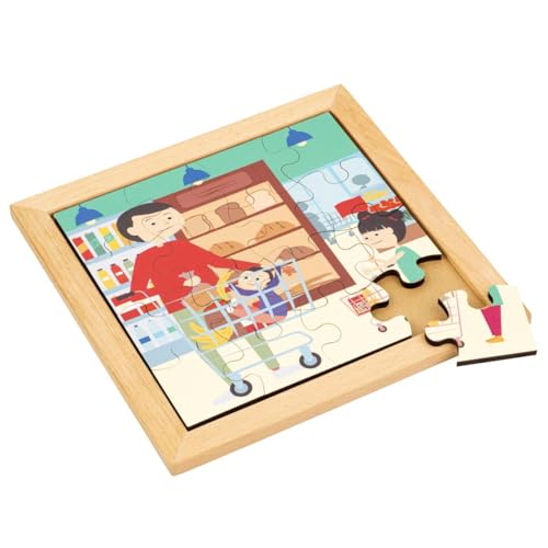 Puzzle en Bois Montessori pour Enfants Thème Supermarché Neuf - vue 2