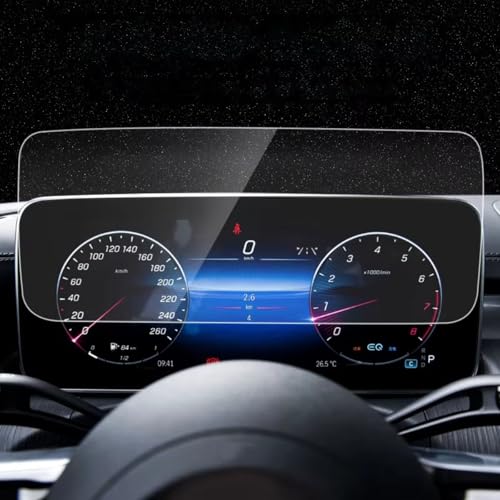 Film de protection en verre pour Mercedes EQE 350 2022 : écran LCD et GPS