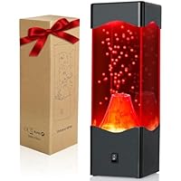 Volcano Lamp, Realistic Volcanic Eruption Night Light, LED Volcano Night Lights for Home Office Decor, Sensory Lights Jelly Fish Light Birthday Holiday Christmas Gifts for Kids and Adult