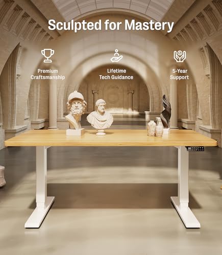 MAIDeSITe Höhenverstellbarer Schreibtisch 160x80cm