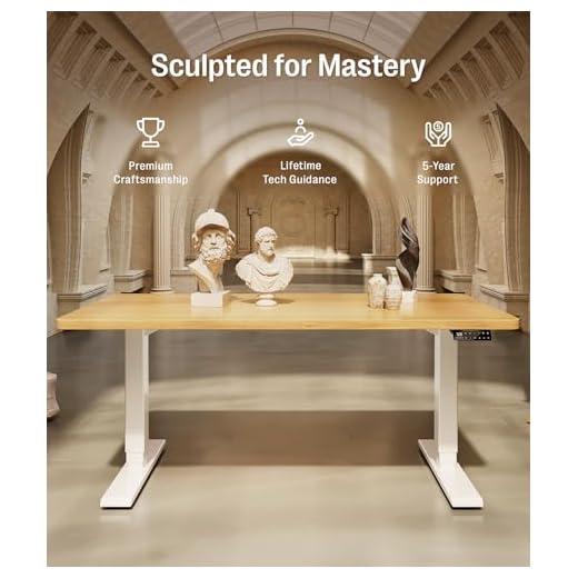 MAIDeSITe Höhenverstellbarer Schreibtisch 160x80cm