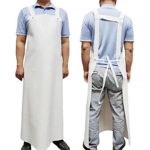 Delantal de PVC impermeable de alta densidad con acabado grueso y cobertura extendida 2