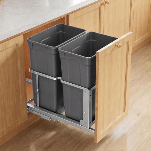 Caneca de basura doble corrediza 70 qt FOHERE