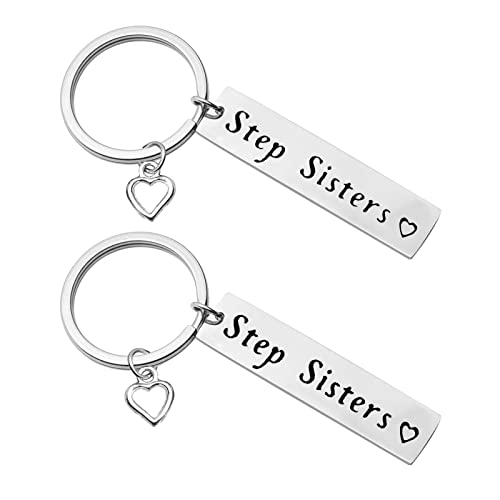 Sobriety Gift Keychain Addiction Recovery Gift Keyring Step Sisters AA Gift Recovery Gift Sympathy...