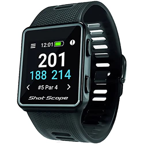 Shot Scope V3　時計型 ゴルフ GPS ナビ センサー Amazon.co.jp: ショットスコープ Shot Scope V3 ブラック ウォッチ