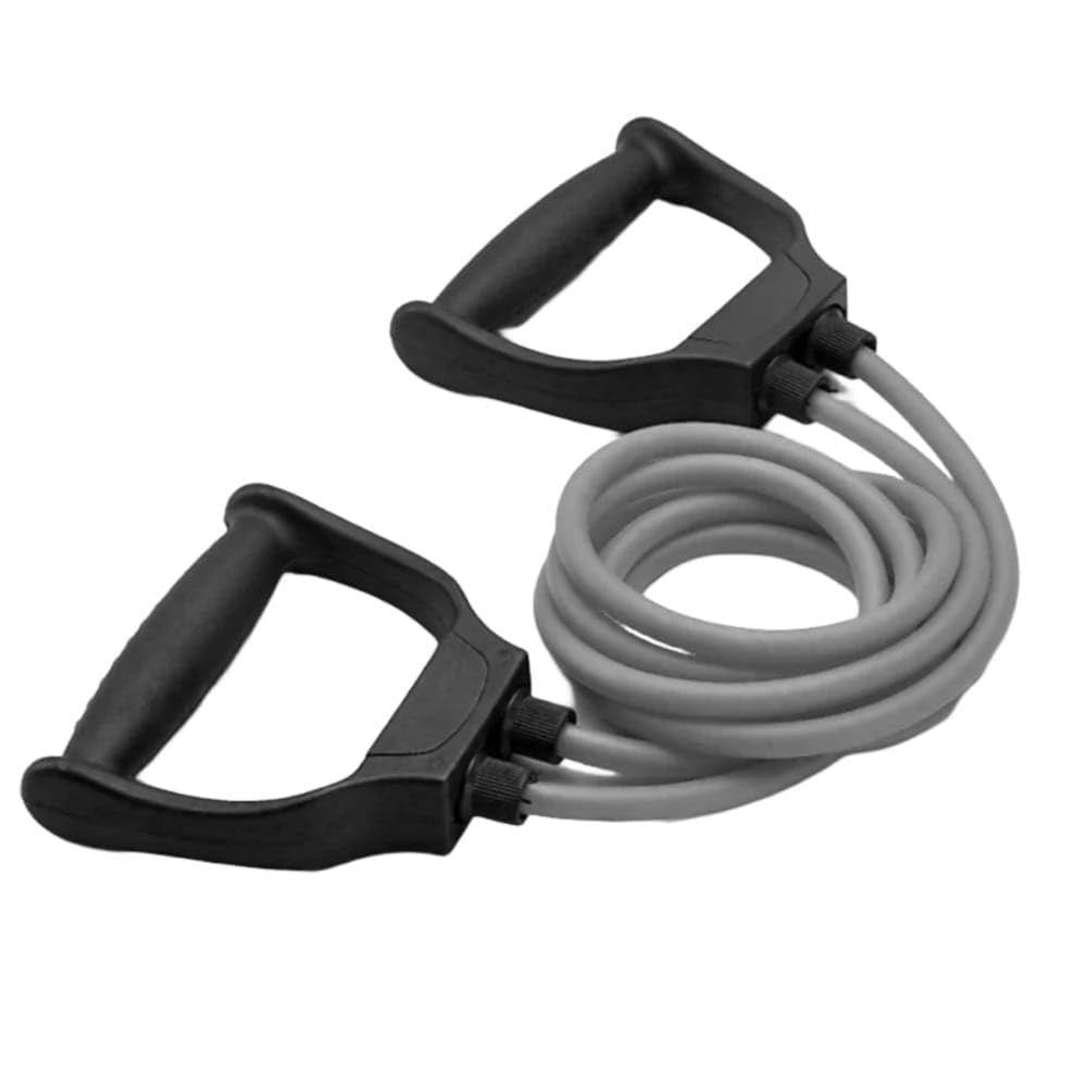 POPSY (बेली फैट) Resistance Toning Tube Heavy Quality Resistance Tube for Exercise/Stretching, Full Body Workout, Home Gym Resistance Tube for Exercise and Toning for Men and Women (Grey) (B0D4NPVRT2) Amazon Price History, Amazon Price Tracker