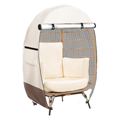 Generisch Patio Hanging Egg Chair Cover Ei-Stuhl Abdeckung, Wasserdicht...