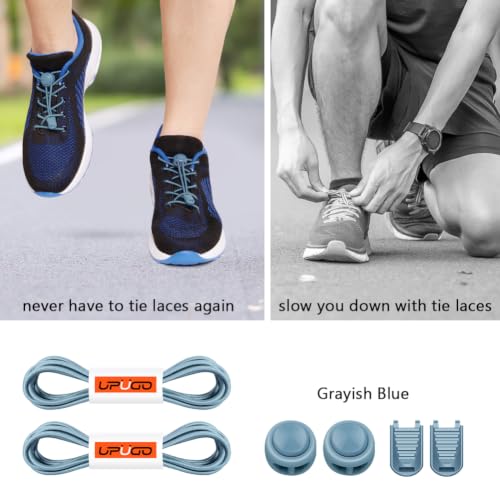 Image of UpUGo Elastic Shoe Laces, No Tie Shoe Laces for All Ages, One Size Fit All