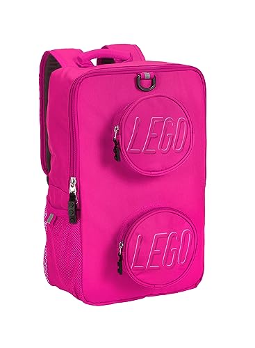 LEGO Unisex Kid's Brick Backpack, Pink, One Size