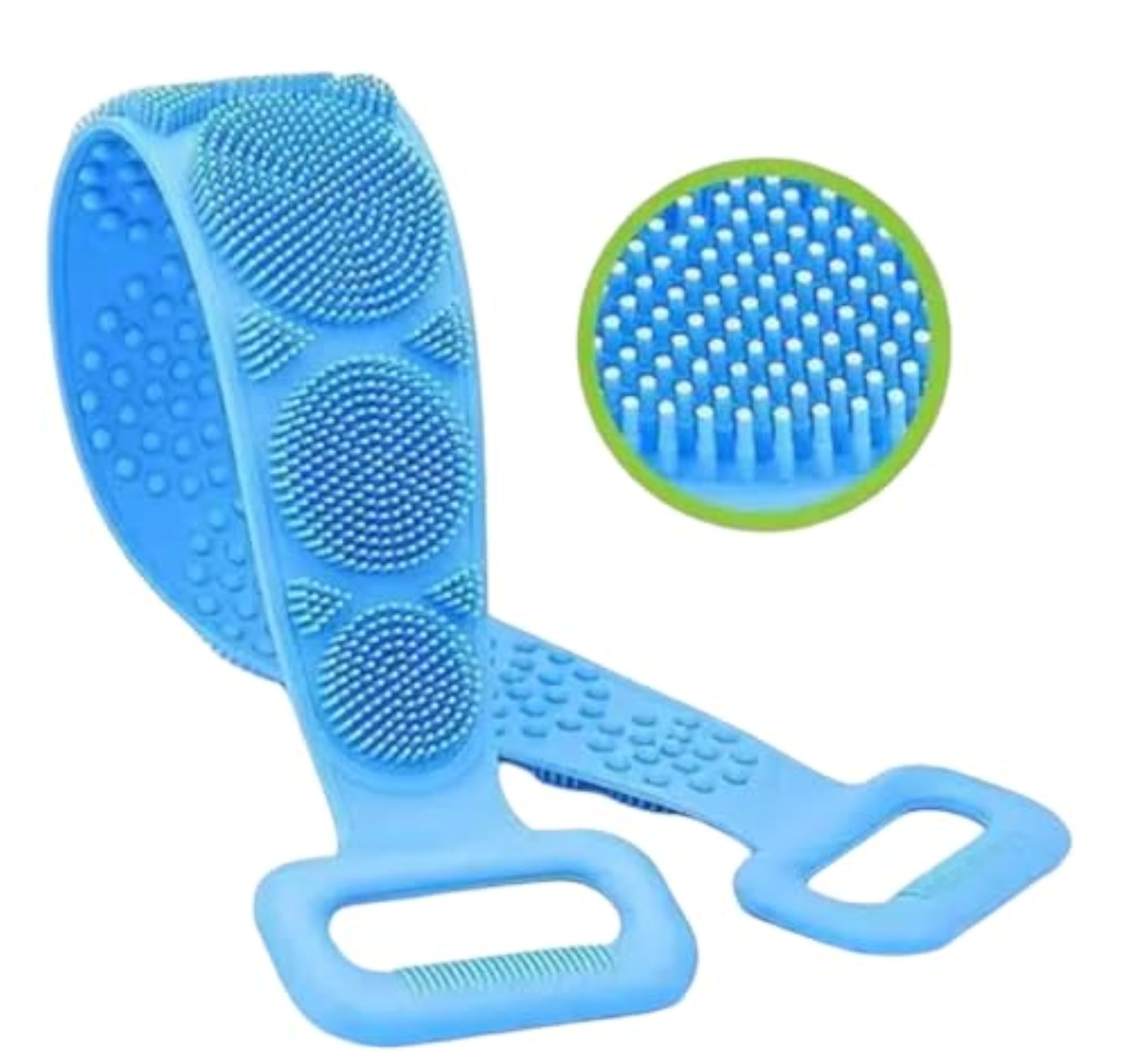 Silicone Bath Body Brush, Multicolor Pack of 1