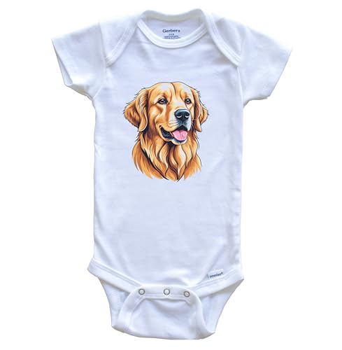 Brother is a Golden Retriever Funny Dog Breed Baby Bodysuit Bundle (3 Piece Set)2