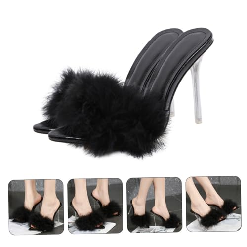 Sandales talons hauts et bout effilé pour utilisation extérieure