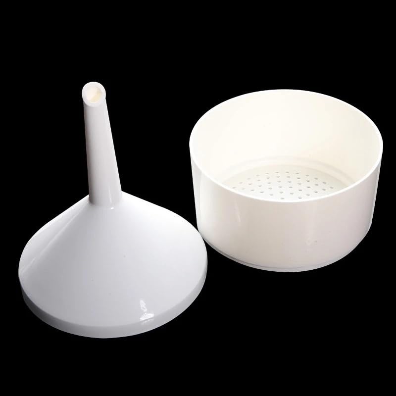 Embudo Buchner de plástico PP de 150 mm desmontable para experimentos