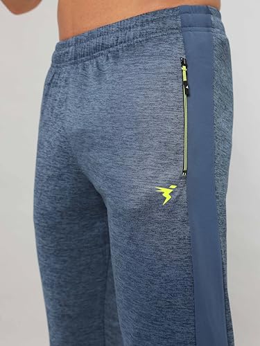 Image of TECHNOSPORT Men's Slim Fit Active Running Track Pant - (MPP681-123-P) Pack of 1