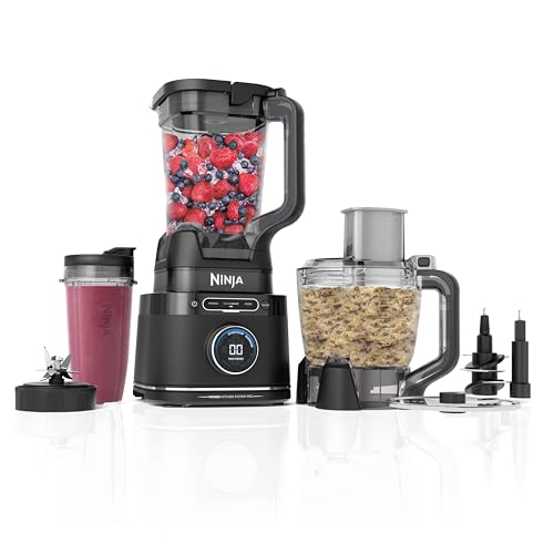 Comparison: Best Blender Processor Combo 7 Ninja | All-in-One Blender & Food Processor | Best for Smoothies, Cookie Dough, Salsas, Cole Slaw & More | BlendSense Intelligence for Perfectly Smooth Results | 1800 Watt | Black | TB401
