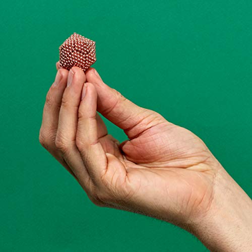 Speks Magnetic Balls - Luxe Rose Gold Set of 512 (2.5mm) - Fun Stress Relief Desk Toy for Adults - Mashable Smashable Buildable