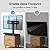 PERLESMITH Universal TV Stand Table Top TV Base for 32 to 65 inch LCD LED OLED 4K Flat Screen TVs-Height Adjustable TV Mount Stand with Tempered Glass Base,VESA 400x400mm,Holds up to 88lbs,PSTVS15