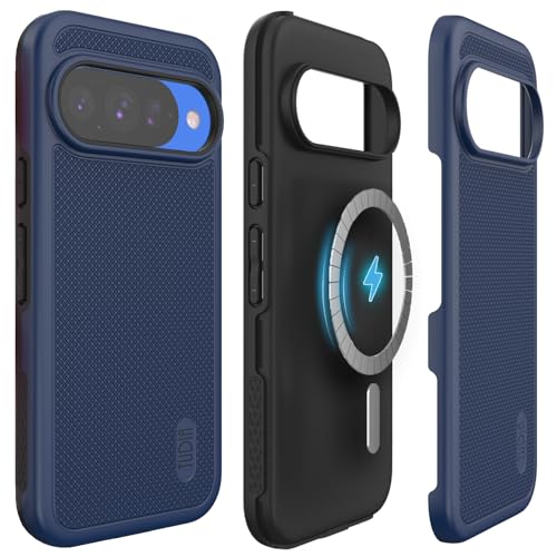Image of TUDIA MergeGrip Magsafe Compatible for Pixel 10 & 10 Pro Case - Indigo Blue