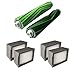 Produktbild Colorful Roomba Ersatzkit Zubehör für iRobot Roomba i7 i7+/i7 Plus E5 E6 E7 Staubsauger Filter Ersatzteil - 1 Ersetzen Bürsten Kit + 4 Hepa-Filter