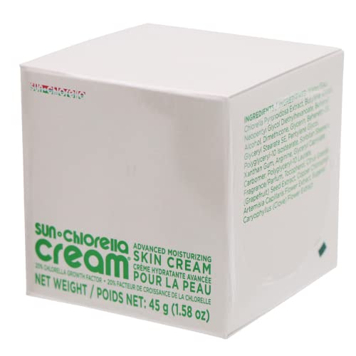 Sun Chlorella Beauty Within Bundle 2Ct - Chlorella Supplement (200 Mg, 300Ct) Plus Advanced Moisturizing Anti-Aging Skin Cream (1.58 Oz) #TOP6
