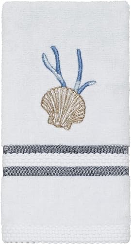 Avanti Linens Blue Lagoon Collection, blau, Decorative Fingertip Towel
