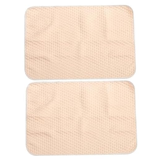Toyvian 2 Piezas Cambiador Transpirable De Algodón Colchón De Bebé Cambiador De Viaje Pañal Almohadilla De Bebé Almohadilla Para Cama De Bebé Algodón De Colores Viajar Suave Contrapiso