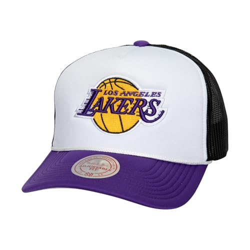Mitchell & Ness Los Angeles Lakers Blocker Foam Trucker miniatura 1
