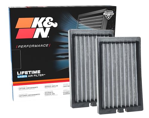 K&N LIFETIME Cabin Air Filter: Premium Washable Clean Air for your Cabin: Compatible with 2018-2025 JEEP: Wrangler Gladiator VF2064