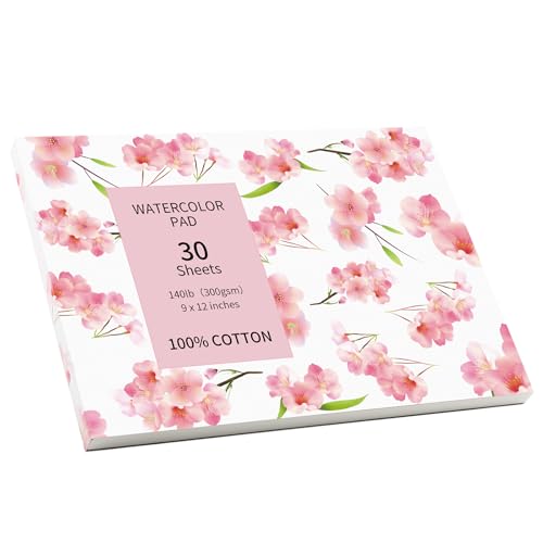 Papier aquarelle A4 coton pressé à froid anti-gondolage 300g pour réussir vos lavis sans bavure