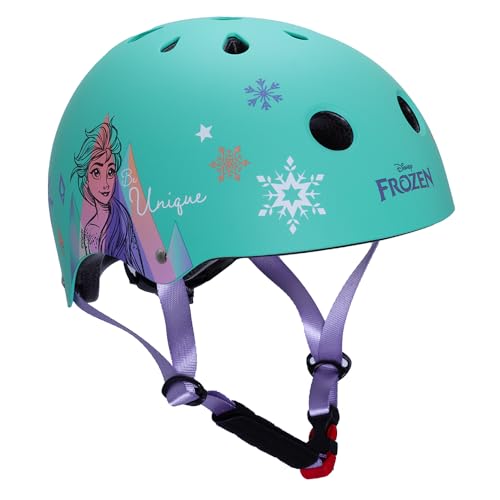 Casque de vélo La Reine des Neiges, Roller Blades, Skater, 52-56 cm, à partir d'environ 6 ans,...