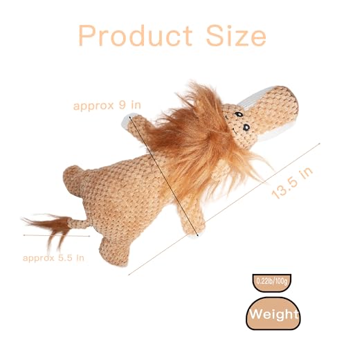 Juguete de peluche con chirriador para perros pequeños miniatura 4