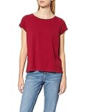 edc by esprit dresses knitted Hochwertiger edc Artikel edc by ESPRIT Damen 081CC1K328 T-Shirt, 610/DARK RED, M