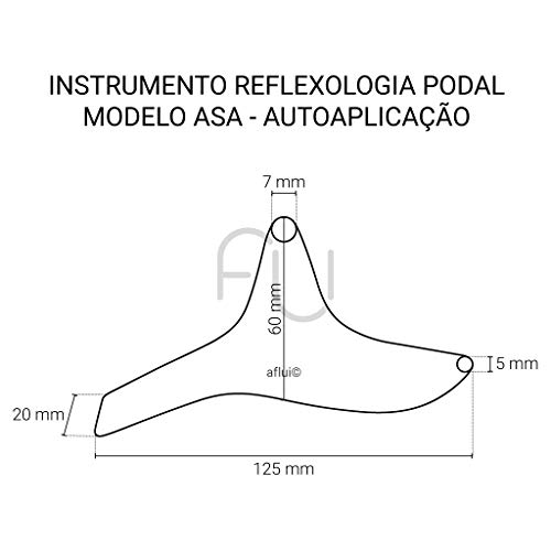 Instrumento Reflexologia Podal ASA e Mapa de Terapia Podal Japonesa A4