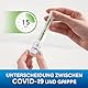 Fastep Corona Schnelltest und Grippe Test für Zuhause Covid 19 & Influenza A/B Antigen Nasen Test Zur Eigenanwendung Coronatests Nase Selbsttest Bausatz, 5 Stück