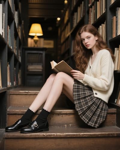 Loritta 6 Pairs Womens Ruffle Socks Cute Frilly Cotton Turn Cuff Casual Crew Slouchy Socks for Women 6